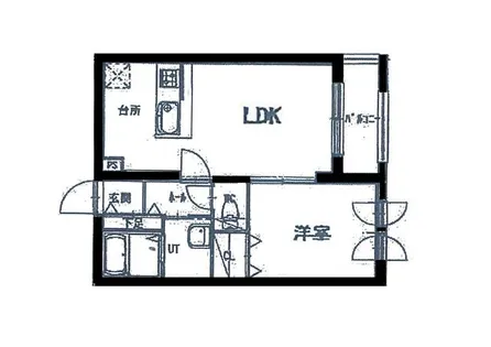 パーク五稜郭館【3階】の間取り