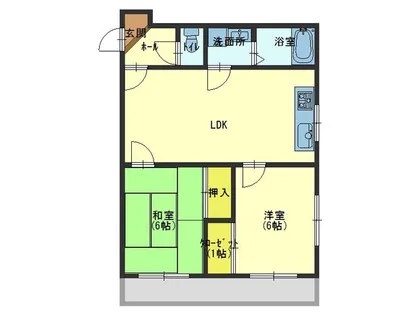 コーポマルサン【2階】の間取り