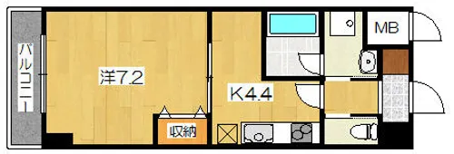 パレ・ド・エトワール【2階】の間取り