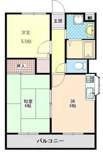 サンジュエール瑞穂【301号室】の間取り