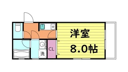 MSコート【6階】の間取り