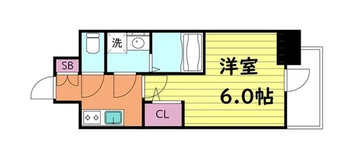 S-RESIDENCE高井田beleta【11階】の間取り