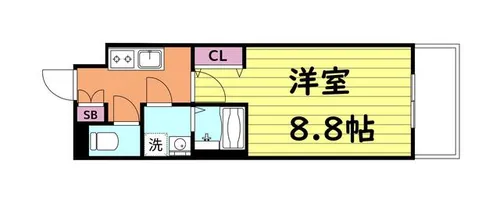 ファーストレジデンス玉造【7階】の間取り