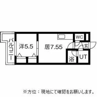 レジデンス高石【0302号室】の間取り