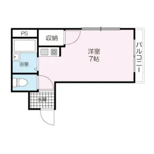 ビクトワールシェル【305号室】の間取り