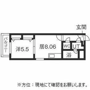 レジデンス高石【0305号室】の間取り