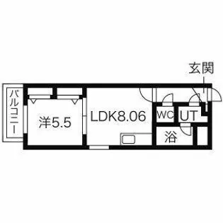 レジデンス高石【0405号室】の間取り