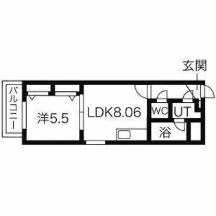 レジデンス高石【0405号室】の間取り