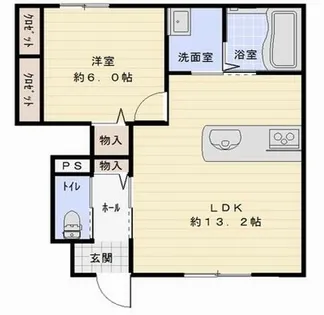 アンジュール【103号室】の間取り