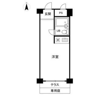パラツィーナ武庫之荘南棟【1階】の間取り