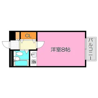 東大阪レジデンス【4階】の間取り