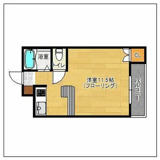 フォレスト鳥飼【401号室】の間取り