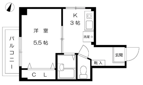 御影Ⅴ【2階】の間取り