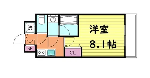 グランカーサ高井田【3階】の間取り
