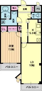 プレセランス・山科【0502号室】の間取り