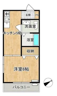 グリーンハイツ【205号室】の間取り