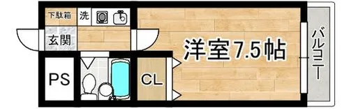 ホーユウコンフォルトステーションプラザ神戸西【603号室】の間取り