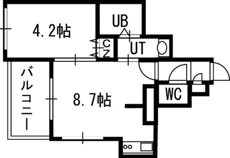 クラッセ知事公館前【9階】の間取り