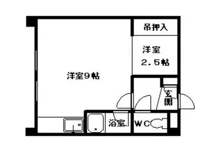 エスポワール16【110号室】の間取り