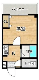 ピュアシティKIRE【605号室】の間取り