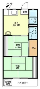 スカイハイツ【1階】の間取り