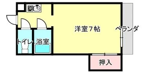 ヴィラエスポワール【303号室】の間取り