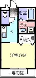 サンシャイン大塚【107号室】の間取り