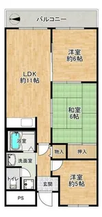 グレース鈴鹿【202号室】の間取り