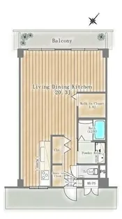 ターミナル天王寺北口ビル【6階】の間取り