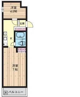 メゾン・ド・パリエ【0412号室】の間取り