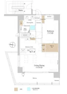 ウメキタテラス【3階】の間取り