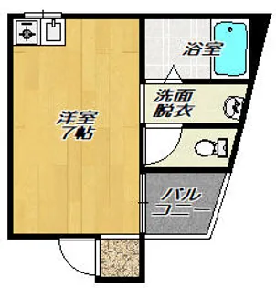 ラピス萱島【3階】の間取り