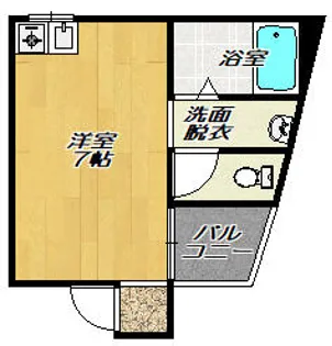 ラピス萱島【3階】の間取り