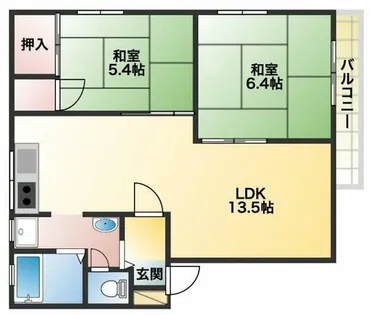 フレグランスYO【2階】の間取り