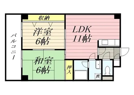 リバティ館【0406号室】の間取り