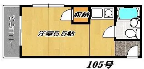 メゾンド葵【1階】の間取り