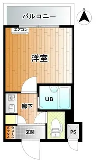 淡路ハイツ【10階】の間取り
