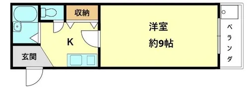 クランベリー【303号室】の間取り