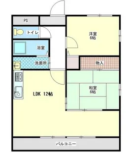 メゾン時友【305号室】の間取り