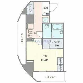 アルファスクエア大通【3階】の間取り