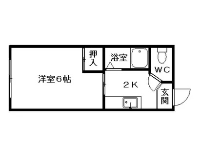 トウリョウ南5条ビル【203号室】の間取り