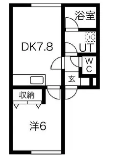 ベルヴィーⅠ【3階】の間取り