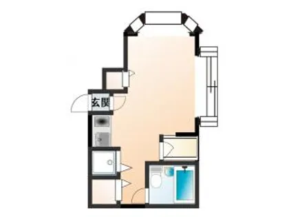 サンパレス花隈【301号室】の間取り