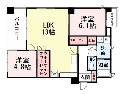 フォロ・ロマーノ【2階】の間取り