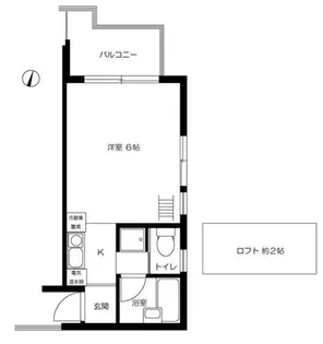 ジョヌパッション【3階】の間取り