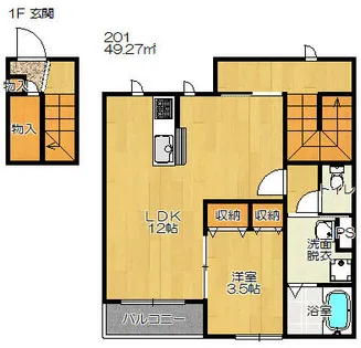 セレッソ忍ヶ丘【2階】の間取り