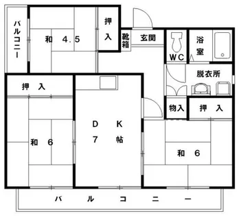 藤野ビル【301号室】の間取り