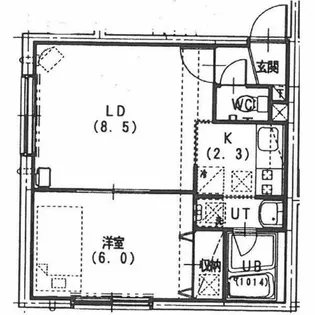 コート南円山【3階】の間取り