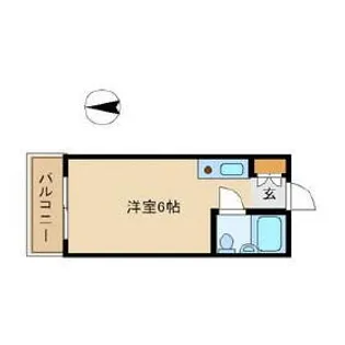 シティハイツアムール【2階】の間取り