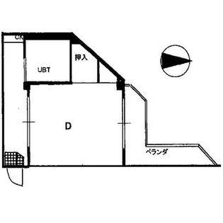 ロイヤルゆたか2号館【5-D号室】の間取り